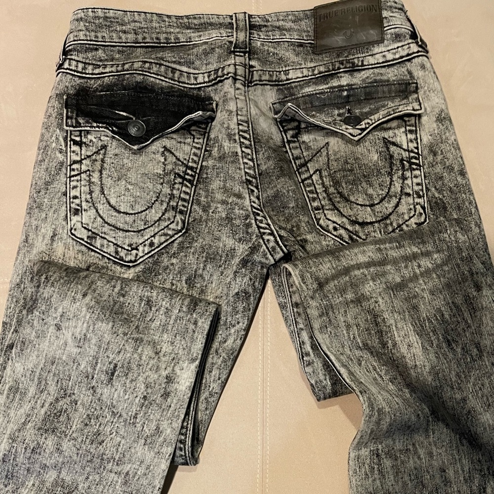 Mens True Religion Relaxed Straight Jeans Size 32
